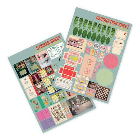 Valisette créative – Mini chambre de la Maison des Souris Multicolor 2 - vertbaudet enfant 