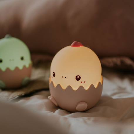 Veilleuse rechargeable bébé dinosaure bleu Rose, blanc+Vert d'eau, blanc 2 - vertbaudet enfant 
