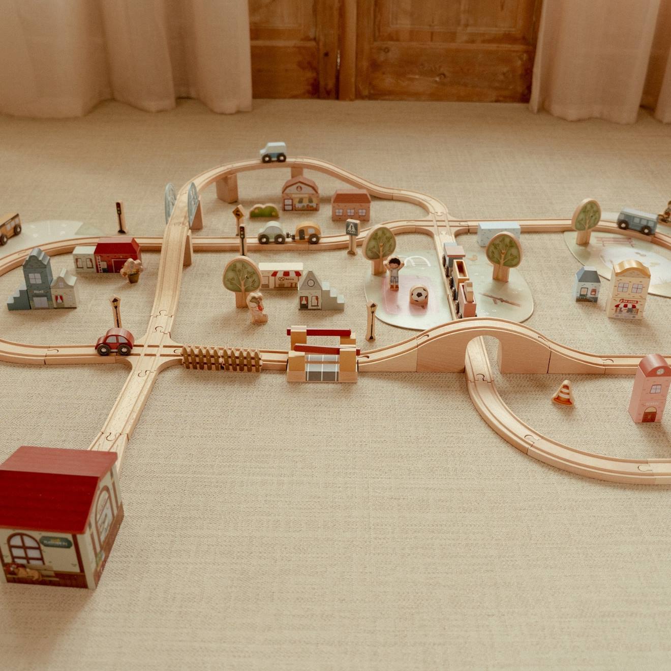 20 Connecteurs De Rails Pour Circuit Train En Bois - Extension Universelle, Jouet éducatif - 13