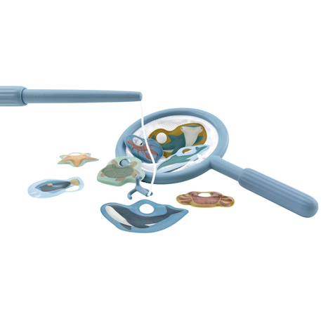 Jeu de bain pêche à la ligne rose Bleu, vert, jaune+Rose 1 - vertbaudet enfant 