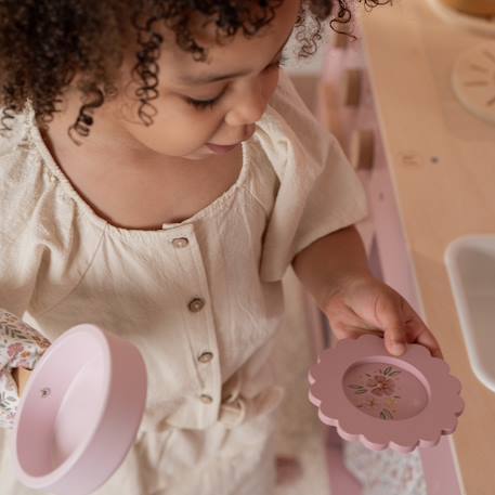 Cuisine en bois, Favorise le jeu de rôle et la créativité Rose 5 - vertbaudet enfant 