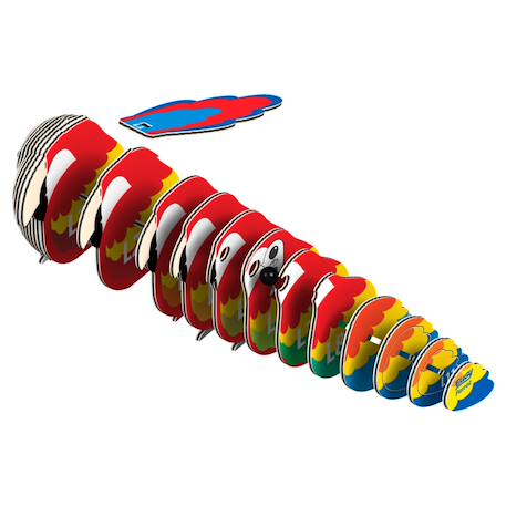 Puzzle 3d - perroquet Multicolor 2 - vertbaudet enfant 