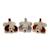 Peluche chien allongé Douceur 20 cm Beige 2 - vertbaudet enfant 