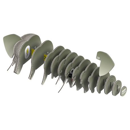 Puzzle 3d - éléphant Grey 2 - vertbaudet enfant 