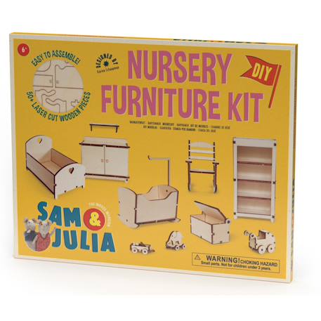 Kit de meubles – Mini-chambre de bébé La Maison des Souris (échelle 1:12) Multicolor 6 - vertbaudet enfant 
