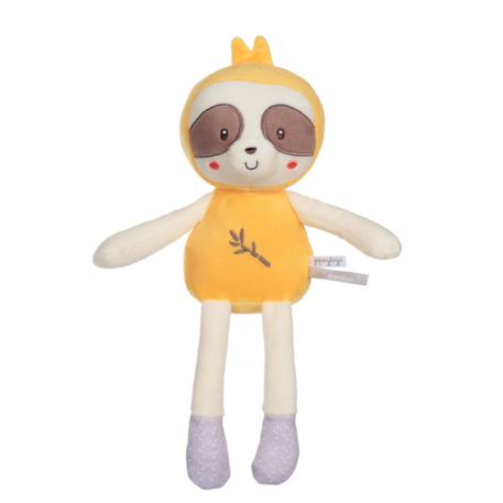 Peluche - pantin bamboo bebe paresseux - 24 cm s/carte Jaune 1 - vertbaudet enfant 