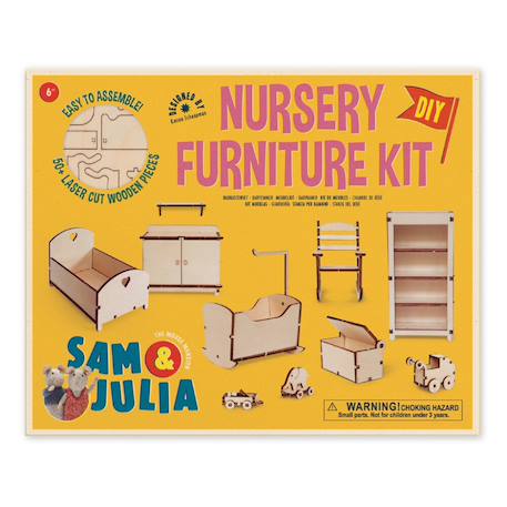 Kit de meubles – Mini-chambre de bébé La Maison des Souris (échelle 1:12) Multicolor 1 - vertbaudet enfant 