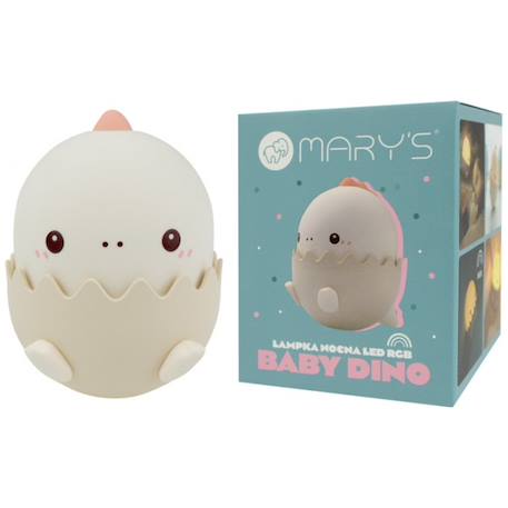 Veilleuse rechargeable bébé dinosaure bleu Rose, blanc+Vert d'eau, blanc 5 - vertbaudet enfant 