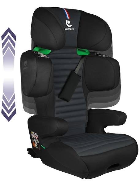 Réhausseur isofix r129 100-150 cm softness® renofix2 Cappuccino+Carbon+Garden+Ocean+Passion+Quartz 6 - vertbaudet enfant 