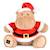 Peluche de Noel hippopotame kris hug 20 cm Rouge 1 - vertbaudet enfant 