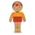 Poupée en bois pour maison de poupée - collection famille - fils Multicolore 1 - vertbaudet enfant 
