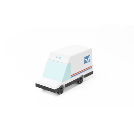 Camion postal miniature en bois – véhicules créatifs et durables Bleu 2 - vertbaudet enfant 