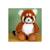 Peluche - peluche panda roux green forest - 32 cm Orange 4 - vertbaudet enfant 
