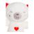 Peluche - cuty love porte-clés en peluche 10 cm - ours Blanc 2 - vertbaudet enfant 