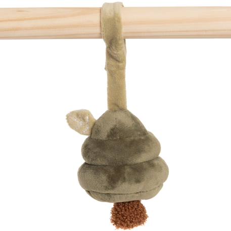 Lot de 3 jouets pour arche d'éveil tiny park Marron, écru, vert 3 - vertbaudet enfant 