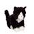 Peluche - peluche chat mimiz noir et blanc - 28 cm Noir 4 - vertbaudet enfant 