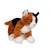 Peluche - peluche chat floppikitty - roux, noir et blanc 22 cm Orange 3 - vertbaudet enfant 
