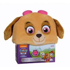 Linge de maison et décoration-Linge de lit bébé-Plaid peluche à capuche pat'patrouille - stella