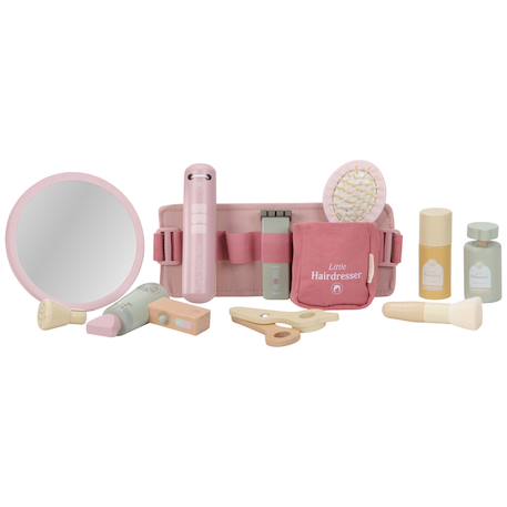 Set de coiffeur en bois Rose 1 - vertbaudet enfant 