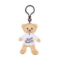 Jouet-Premier âge-Peluche - porte-clés ours - maillot meilleur jeune grimpeur blanc - 10 cm - peluche officielle du tour de france
