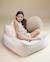 Pouf poire chambre enfant - fauteuil comfortable en teddy Biscuit+Cream white+Guava+Maple+Matcha+Warm hazel 7 - vertbaudet enfant 