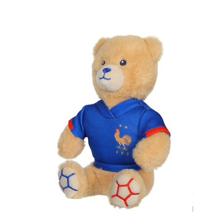 Peluche fff Equipe de France de Football - Ours maillot 15 cm Rouge 2 - vertbaudet enfant 