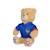 Peluche fff Equipe de France de Football - Ours maillot 15 cm Rouge 2 - vertbaudet enfant 