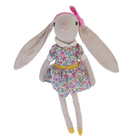 Peluche ombeline la lapine Multicolore 3 - vertbaudet enfant 