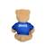 Peluche fff Equipe de France de Football - Ours maillot 15 cm Rouge 5 - vertbaudet enfant 