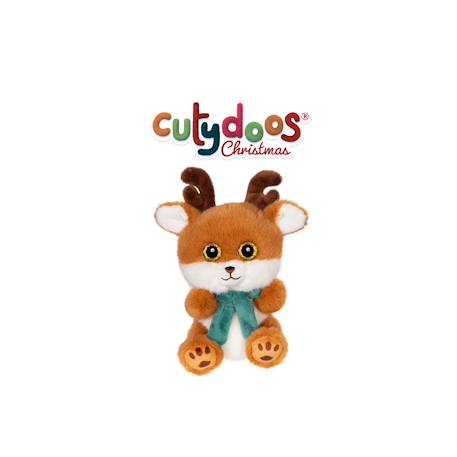 Peluche renne Ginger 13 cm Vert 1 - vertbaudet enfant 