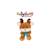 Peluche renne Ginger 13 cm Vert 1 - vertbaudet enfant 