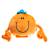Peluche bouillotte monsieur chatouille Orange 1 - vertbaudet enfant 