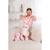 Peluche lapin leggies rose poudré - 48 cm Rose 2 - vertbaudet enfant 