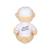 Peluche officielle ours tour de france - maillot et casquette meilleur jeune vainqueur blanc - 24 cm Blanc 3 - vertbaudet enfant 