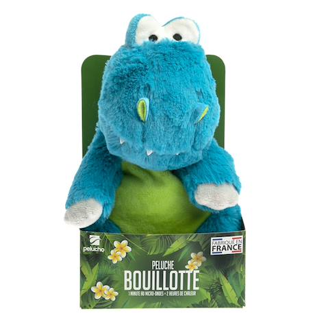 Peluche bouillotte dinosaure bleue Bleu 4 - vertbaudet enfant 
