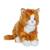 Peluche - peluche chat mimiz roux et blanc - 28 cm Orange 1 - vertbaudet enfant 