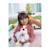 Peluche poule flammée sonore grise et blanche - 22 cm Gris 3 - vertbaudet enfant 