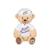 Peluche officielle ours tour de france - maillot et casquette meilleur jeune vainqueur blanc - 24 cm Blanc 2 - vertbaudet enfant 