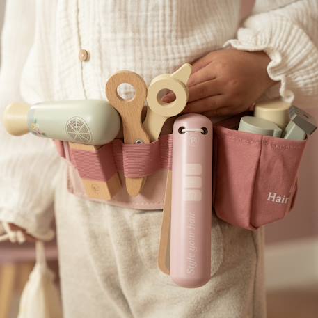 Set de coiffeur en bois Rose 6 - vertbaudet enfant 