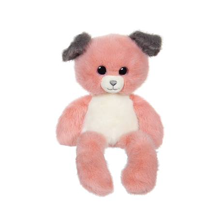 Peluche - peluche chien leggies rose poudré et gris - 48 cm Gris 1 - vertbaudet enfant 