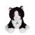 Peluche - peluche dogz & kats sonores 18 cm - chat noir et blanc Noir 1 - vertbaudet enfant 
