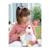 Peluche poule flammée sonore grise et blanche - 22 cm Gris 4 - vertbaudet enfant 