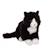 Peluche - peluche chat mimiz noir et blanc - 28 cm Noir 1 - vertbaudet enfant 
