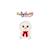Peluche bonhomme de neige 13cm Blanc 1 - vertbaudet enfant 