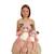 Peluche - peluche chien leggies rose poudré et gris - 48 cm Gris 3 - vertbaudet enfant 