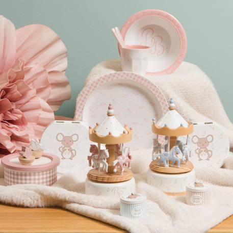 Coffret déjeuner 5  rose Rose 3 - vertbaudet enfant 