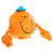 Peluche bouillotte monsieur chatouille Orange 2 - vertbaudet enfant 