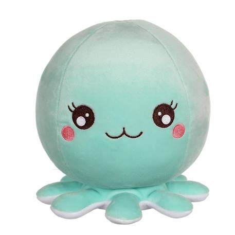 Peluche - peluche baby squishi 22 cm - pieuvre verte Vert 2 - vertbaudet enfant 