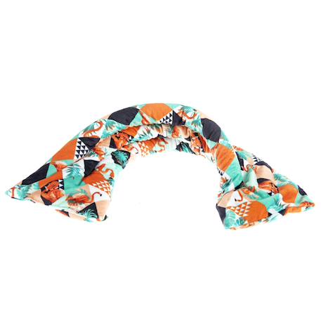 Bouillotte tour de cou Beige+Bleu à pois+Bleu rayé+Bleu roi+Bordeaux+Caramel+Corail+Géométrique orange/vert+Gris+Gris pailleté+Noir+Tropical vert+Vert pastel 25 - vertbaudet enfant 