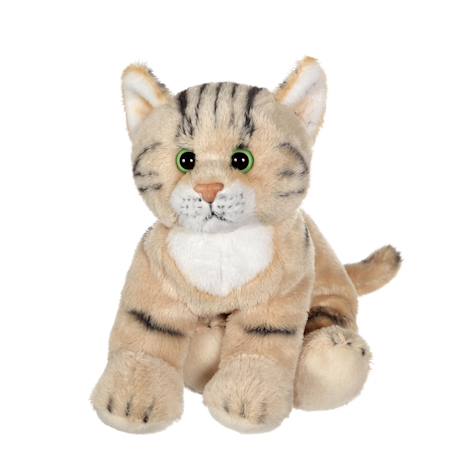 Peluche - peluche chat floppikitty - beige 22 cm Beige 1 - vertbaudet enfant 